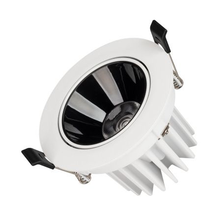 Arlight 033659 Светильник MS-FORECAST-BUILT-TURN-R102-12W Day4000 (WH-BK, 32 deg, 230V) (Arlight, IP20 Металл, 5 лет)