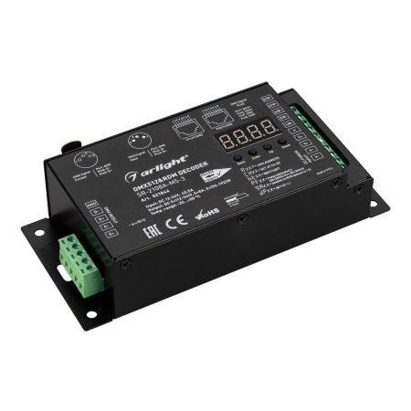 Arlight 021844 Декодер DMX SR-2108A-M5-3 (12-36V, 480-1440W, 5CH) (Arlight, IP20 Металл, 3 года)