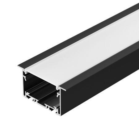 Arlight 033534 Профиль S2-LINIA69-F-2500 SEAMLESS BLACK (Arlight, Алюминий)