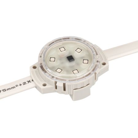 Arlight 029103 Модуль управляемый SOLEX-SPI-3535-6-24V RGB 120deg (D40x16mm, 1.5W, IP67) (Arlight, -)