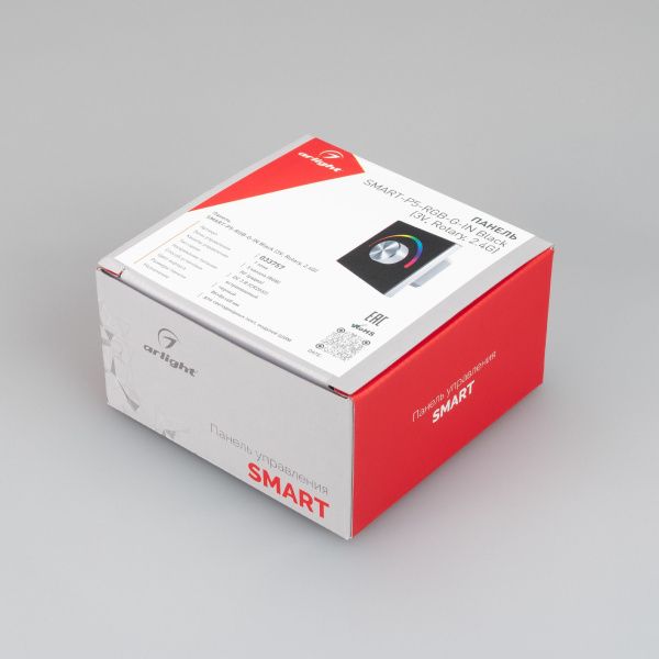 Оборудование Arlight 033757 Панель SMART-P5-RGB-G-IN Black (3V, Rotary, 2.4G) (Arlight, IP20 Пластик, 5 лет) по выгодной цене. Купить в Москве со скидкой.