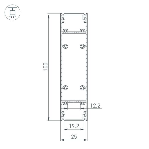 Оборудование Arlight 033735 Профиль SL-LINE-25100-DUAL-2500 BLACK (Arlight, Алюминий) по выгодной цене. Купить в Москве со скидкой.