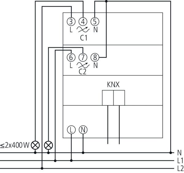 Оборудование Theben 4940270 2-х канальный универсальный светорегулятор FIX1 DM 2 T KNX по выгодной цене. Купить в Москве со скидкой.