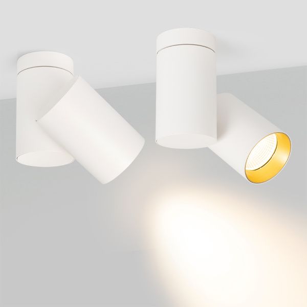 Оборудование Arlight 027571 Светильник SP-POLO-SURFACE-TURN-R85-15W Warm3000 (WH-GD, 40 deg) (Arlight, IP20 Металл, 3 года) по выгодной цене. Купить в Москве со скидкой.