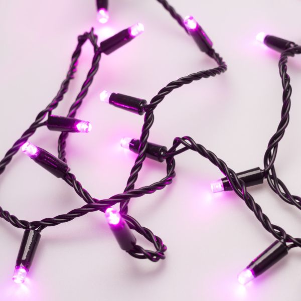 Оборудование Arlight 025806 Светодиодная гирлянда ARD-STRING-CLASSIC-10000-BLACK-100LED-STD PINK (230V, 7W) (Ardecoled, IP65) по выгодной цене. Купить в Москве со скидкой.