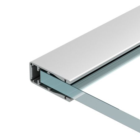 Arlight 015477 Профиль ALU-HANDRAIL-2000 FOR GLASS 17.5 (Arlight, Алюминий)
