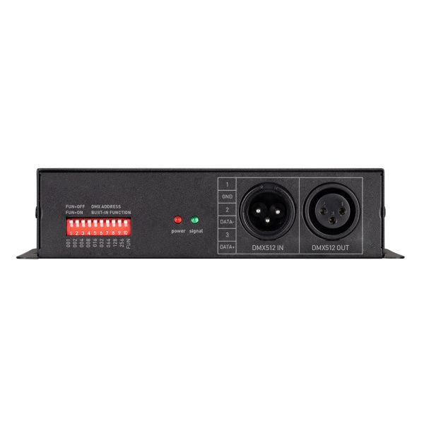 Оборудование Arlight 027144 Декодер ARL-7022-DMX (12-24V, 3x8A, DMX512, XLR3) (Arlight, IP20 Металл, 3 года) по выгодной цене. Купить в Москве со скидкой.