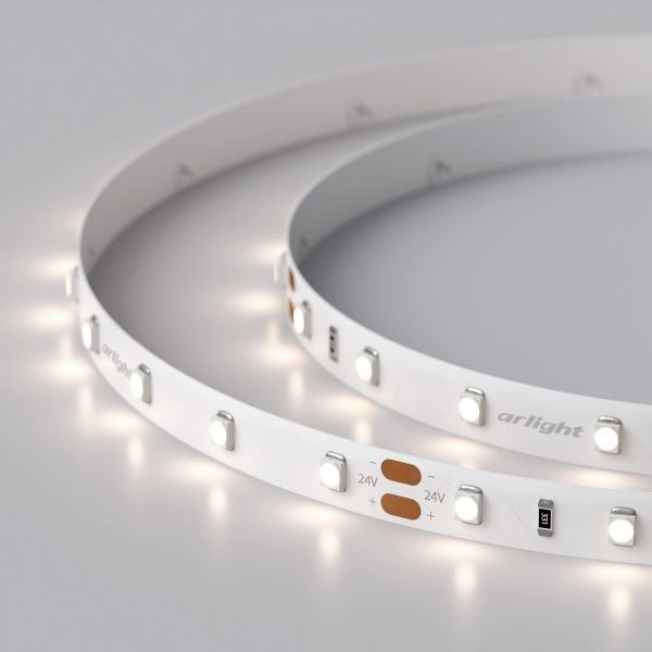 Оборудование Arlight 021412(2) Светодиодная лента RT-A60-8mm 24V Day5000 CRI98 (4.8 W/m, IP20, 2835, 5m) (Arlight, 4.8 Вт/м, IP20) по выгодной цене. Купить в Москве со скидкой.