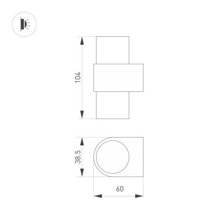 Оборудование Arlight 035543 Светильник SP-SPICY-WALL-MINI-TWIN-S104x39-2x3W Day4000 (BK, 40 deg, 230V) (Arlight, IP20 Металл, 3 года) по выгодной цене. Купить в Москве со скидкой.