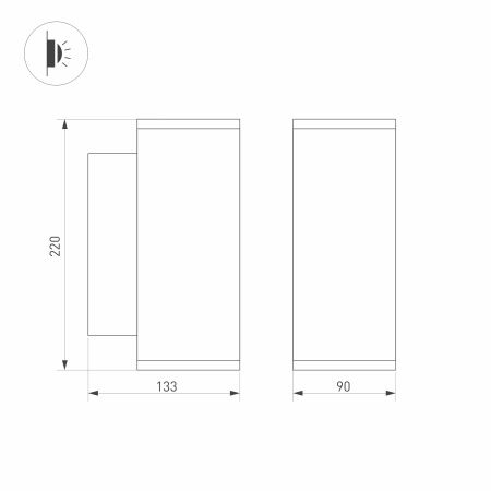 Оборудование Arlight 037251 Светильник LGD-FORMA-WALL-TWIN-R90-2x12W Day4000 (BK, 44 deg, 230V) (Arlight, IP54 Металл, 3 года) по выгодной цене. Купить в Москве со скидкой.