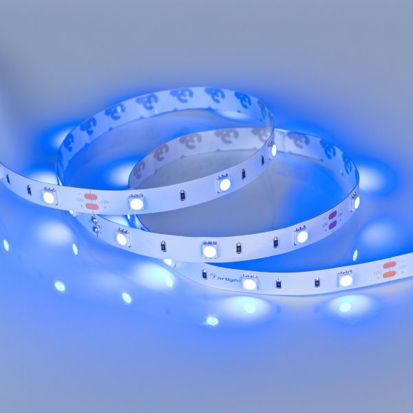 Оборудование Arlight 010592 Светодиодная лента RT 2-5000 12V Blue (5060, 150 LED, LUX) (Arlight, 7.2 Вт/м, IP20) по выгодной цене. Купить в Москве со скидкой.