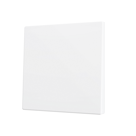 Zennio ZS70CSOFT11MW ZS70, Крышка для мягкой кнопки Simple KNX 70x70 мм, Наклон вниз, Матовый белый