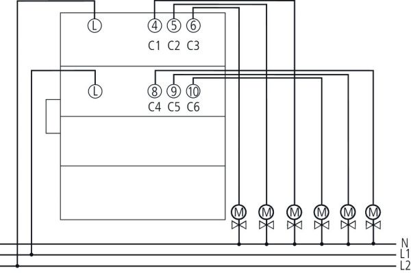 Оборудование Theben 4930245 6-ти канальный актуатор отопления. Линейка MIX2 HME 6 T KNX по выгодной цене. Купить в Москве со скидкой.
