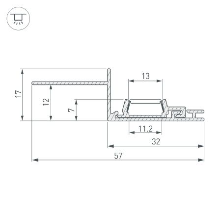 Оборудование Arlight 023783 Профиль PAK-EDGE-SLIM-2000 (Arlight, Алюминий) по выгодной цене. Купить в Москве со скидкой.