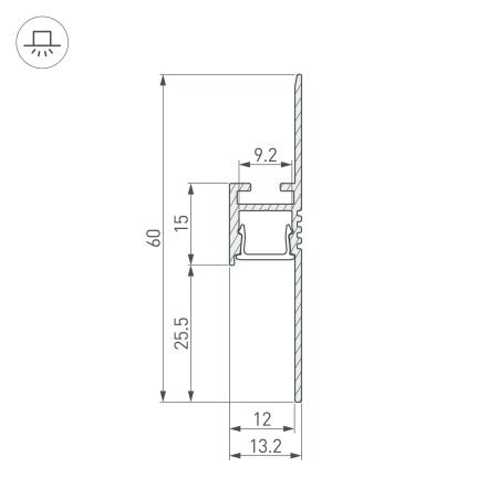 Оборудование Arlight 034983 Профиль ARH-PLINTUS-FANTOM-2000 WHITE (Arlight, Алюминий) по выгодной цене. Купить в Москве со скидкой.