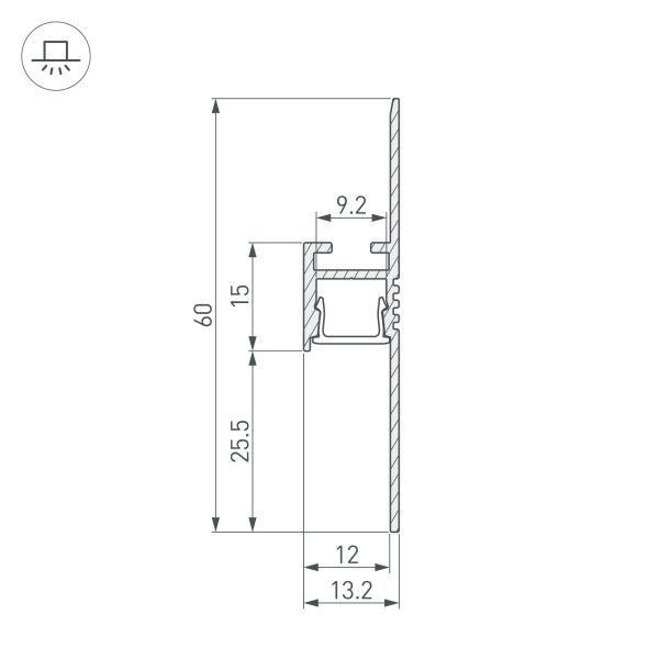 Оборудование Arlight 034983 Профиль ARH-PLINTUS-FANTOM-2000 WHITE (Arlight, Алюминий) по выгодной цене. Купить в Москве со скидкой.