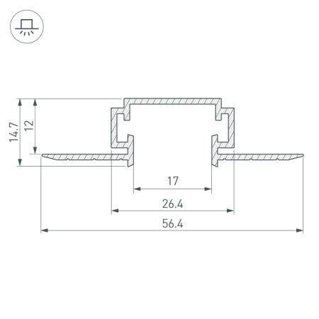 Оборудование Arlight 026515 Профиль-держатель TEK-PDS-D-2000 (Arlight, Алюминий) по выгодной цене. Купить в Москве со скидкой.