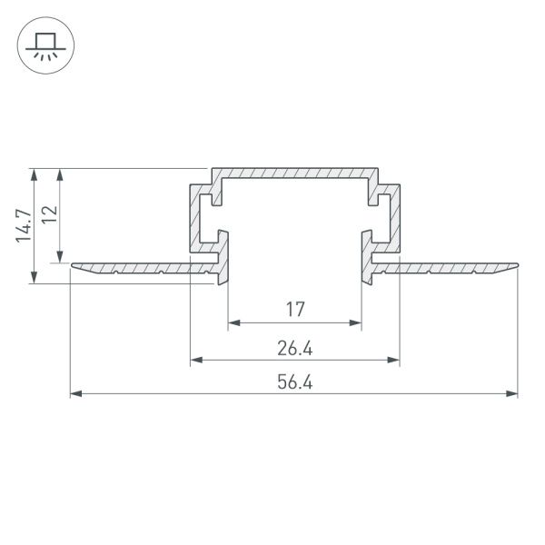 Оборудование Arlight 026515 Профиль-держатель TEK-PDS-D-2000 (Arlight, Алюминий) по выгодной цене. Купить в Москве со скидкой.