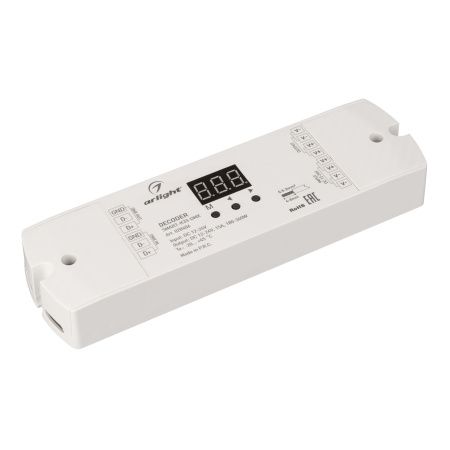 Arlight 028406 Декодер SMART-K33-DMX (12-24V, 1x15A) (Arlight, IP20 Пластик, 5 лет)