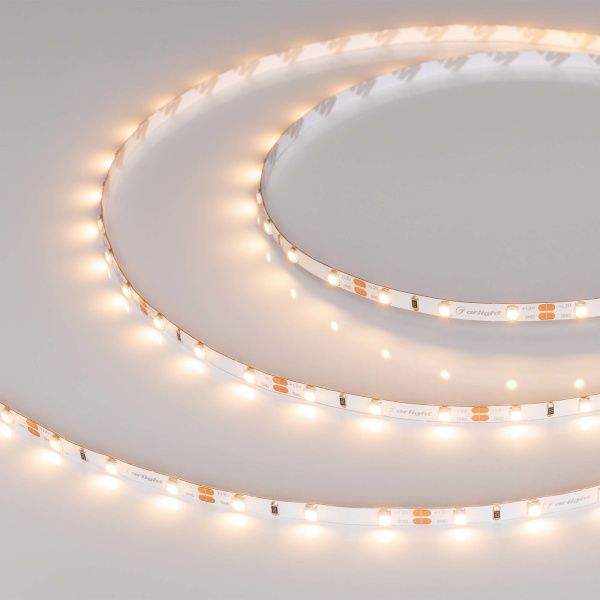 Оборудование Arlight 028614(2) Светодиодная лента RT-A60-5mm 12V Warm3000 (4.8 W/m, IP20, 2835, 5m) (Arlight, узкая) по выгодной цене. Купить в Москве со скидкой.