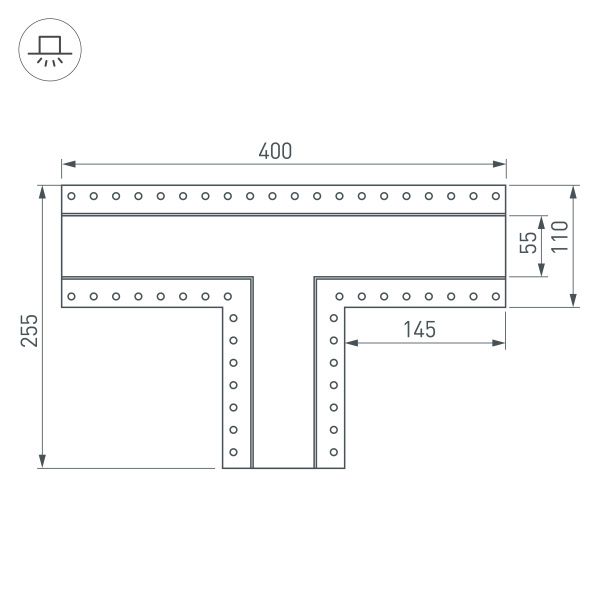 Оборудование Arlight 030133 Тройник SL-LINIA55-FANTOM (Arlight, Металл) по выгодной цене. Купить в Москве со скидкой.